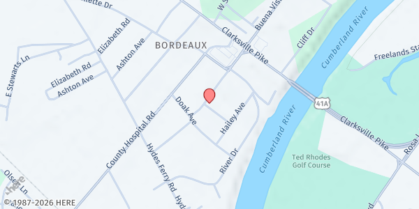 Map showing Commitment towards Community - Main Location at 1900 S. Hamilton Rd, Nashville-Davidson, TN