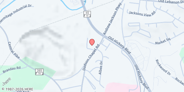 Map showing Dodson Chapel at 4107 Dodson Chapel Court, Nashville-Davidson, TN