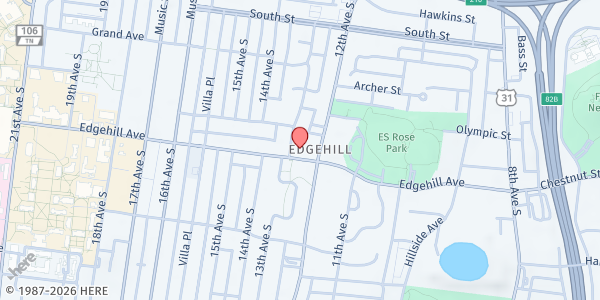 Map showing Operation Stand Down at 1125 12th Avenue South, Nashville, TN