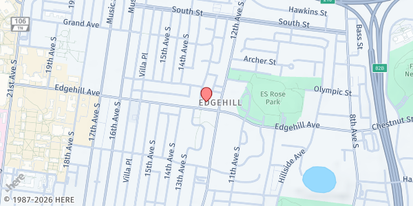 Map showing Operation Stand Down - Nashville at 1125 12th Avenue South, Nashville, TN