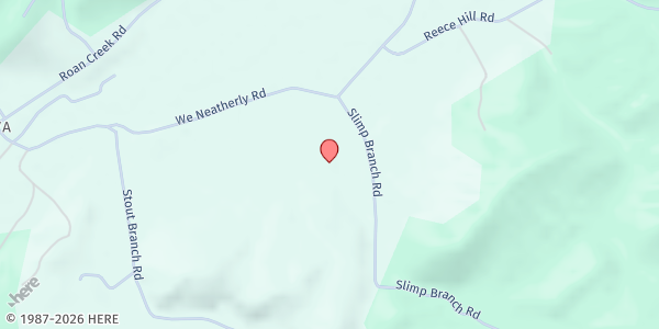 Map showing Community Church at 167 WE Neatherly Rd, Neva, TN