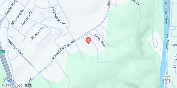 Map showing 625 Honeybee Lane at 625 Honeybee Lane, Newport, TN