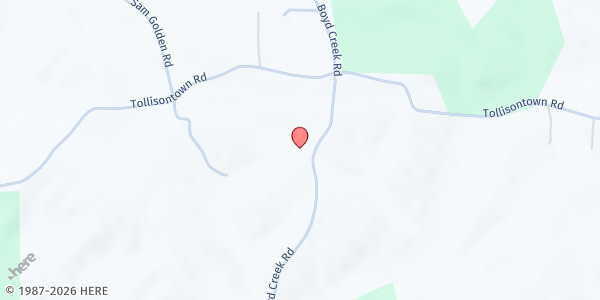 Map showing Cookeville Rescue Mission - White at 1563 Boyd Creek Rd., Old Zion, TN