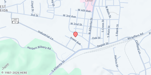 Map showing Operation Sharing Tennessee - Oneida at 200 Jellico St, Oneida, TN