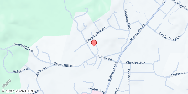 Map showing Scott Co Nutritional Program at 215 Sunset Dr, Oneida, TN