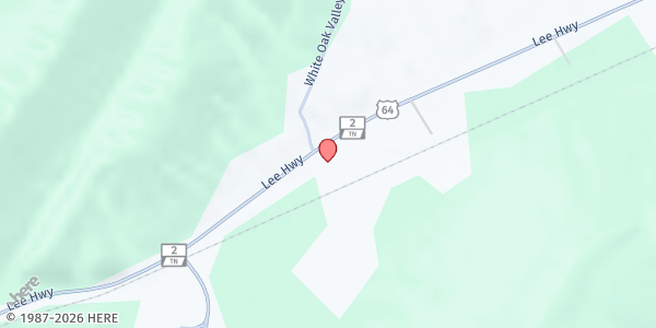 Map showing Signal Crest United Methodist at 9320 South Lee Hwy., Ooltewah, TN