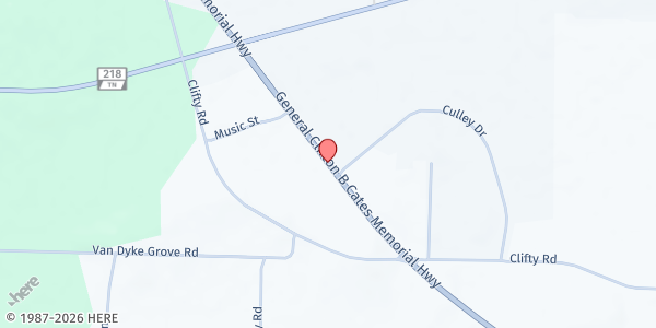 Map showing Lakeside Christian Fellowship at 2920 Hwy. 641 North, Paris, TN