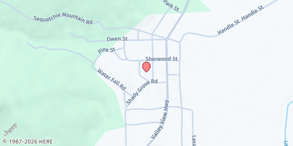 Map showing Helping Hands Food Pantry @ Jasper SDA Church at 141 Alabama Ave., Sequatchie, TN