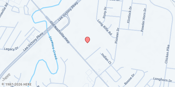 Map showing St. Luke's Food Pantry at 10682 Old Nashville Hwy., Smyrna, TN