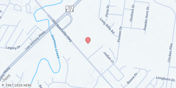 Map showing St. Luke's Food Pantry at 10682 Old Nashville Hwy., Smyrna, TN