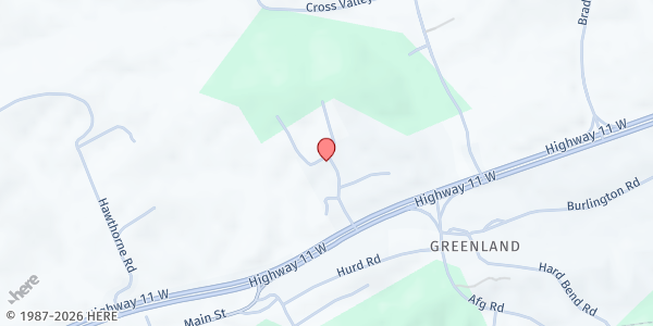 Map showing Smyrna Baptist Church at 145 Forest View Dr, Surgoinsville, TN