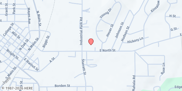 Map showing Sweetwater Area Ministries at 601 Sweetwater Vonore Road, Sweetwater, TN