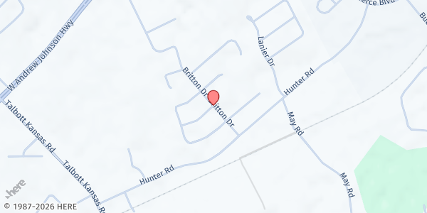 Map showing Talbott Food Pantry Distribution at Talbott, Talbott, TN