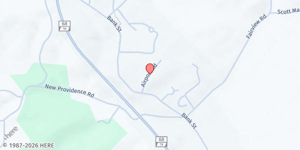 Map showing Monroe County Emergency Food Distribution at Monroe County Emergency Food Distribution, Tellico Plains, TN