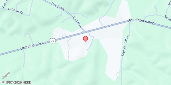 Map showing St Francis of Assisi Church at St. Francis of Assisi, Townsend, TN