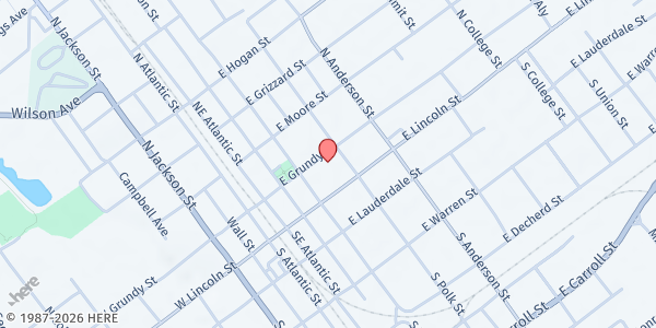 Map showing Good Samaritan - Tullahoma at 210 E Grundy St., Tullahoma, TN