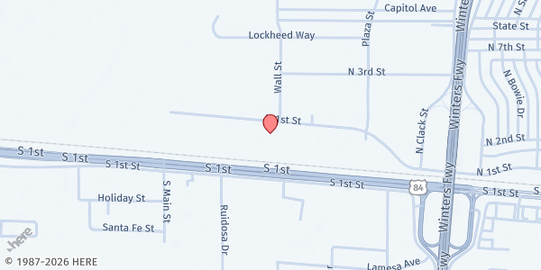 Map showing Abilene, TX at Food Bank of West Central Texas - Main Location, Abilene, TX