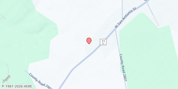 Map showing Alto Food Pantry at 176 W San Antonio, Alto, TX