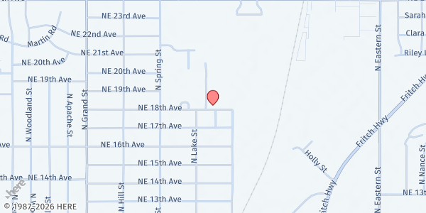 Map showing Capuchin Monastery at 4201 NE 18th Ave, Amarillo, TX