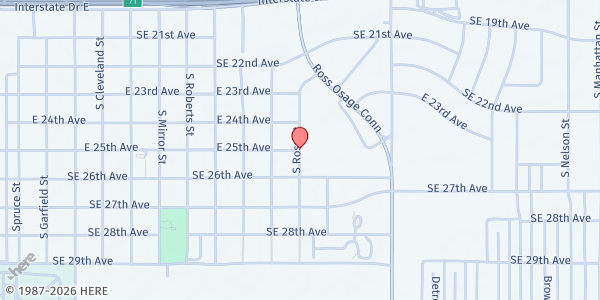 Map showing CSFP High Plains Food Bank at 815 S Ross, Amarillo, TX
