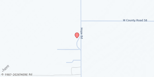 Map showing Life Challenge at 6500 Hope Road, Amarillo, TX