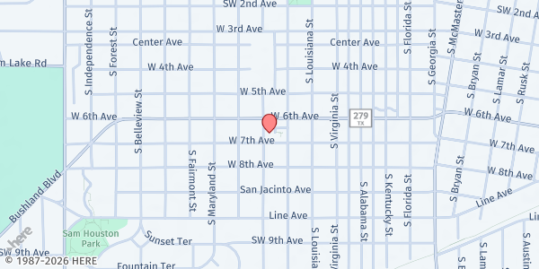 Map showing Mobile Harvest - Heal the City at 609 S Carolina St., Amarillo, TX