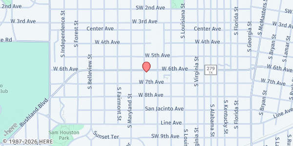 Map showing Mobile Harvest - Heal the City at 3421 6th Ave, Amarillo, TX