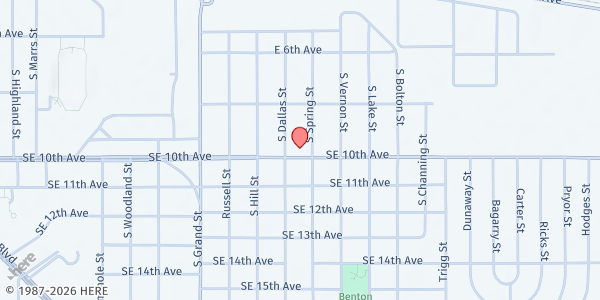 Map showing Renovacion Ministerio International at 3901 SE 10th Ave, Amarillo, TX