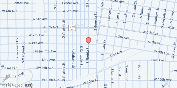 Map showing Transformation Park at 2800 SW 8th Ave, Amarillo, TX