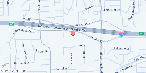 Map showing Arlington SDA at 4409 Pleasantview, Arlington, TX