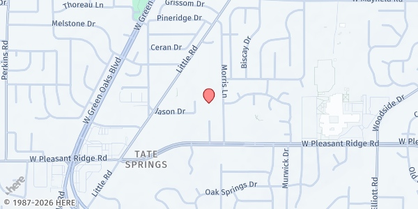 Map showing St. Peter & St. Paul Mobile at 3900 Morris Ln., Arlington, TX