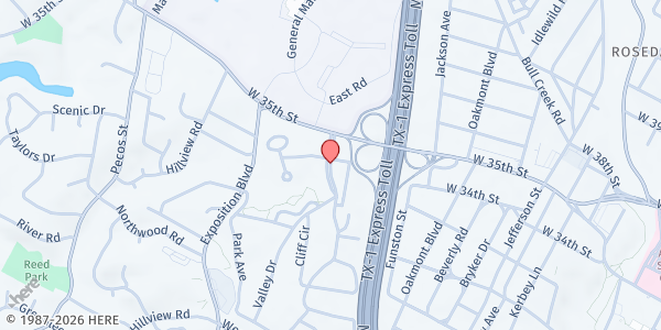 Map showing Agape Resource Center at Agape Resource Center, Austin, TX