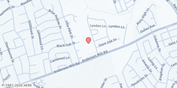 Map showing Austin Vineyard Church at 13208 Morris Rd., Austin, TX