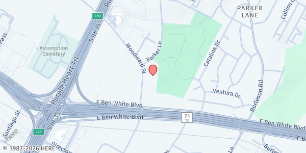Map showing City View at the Park at 2000 Woodward St., Austin, TX