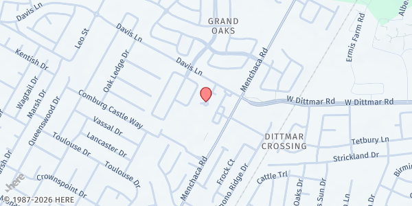 Map showing Cobblestone Court at 2101 Davis Ln, Austin, TX