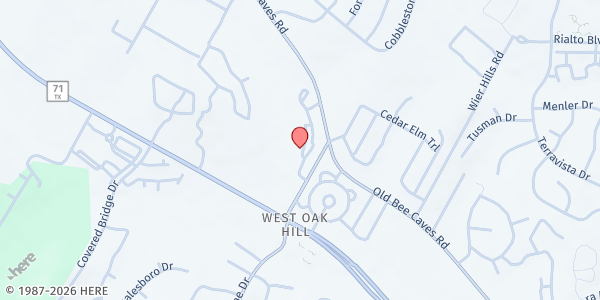 Map showing Foundation Communities - Southwest Trails at 8405 Old Bee Caves Rd. #111, Austin, TX