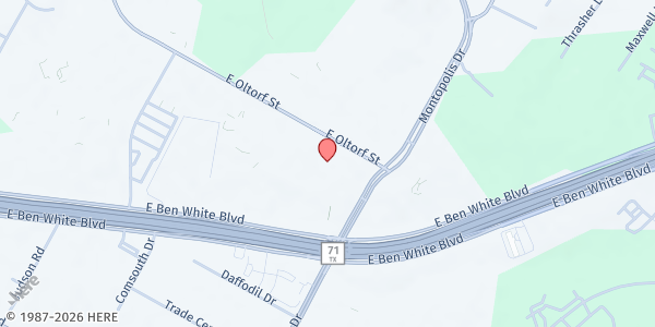 Map showing Mission Cristiana Int/LIDS at 6117 US-290, Austin, TX