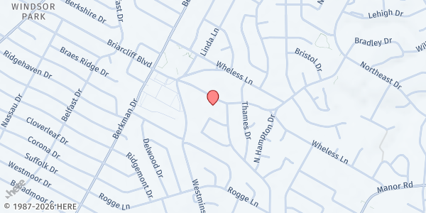 Map showing Pathways at Gaston Place at 1941 Gaston Pl. Dr., Austin, TX