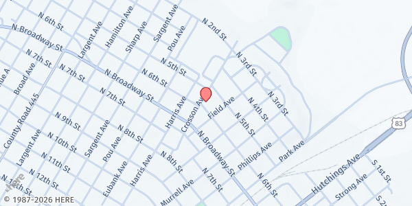 Map showing Ballinger Ministerial Alliance Community Pantry at 608 Sealy Ave., Ballinger, TX