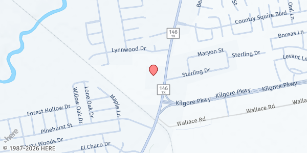 Map showing Living Hope Church at 7611 N Hwy 146, Baytown, TX