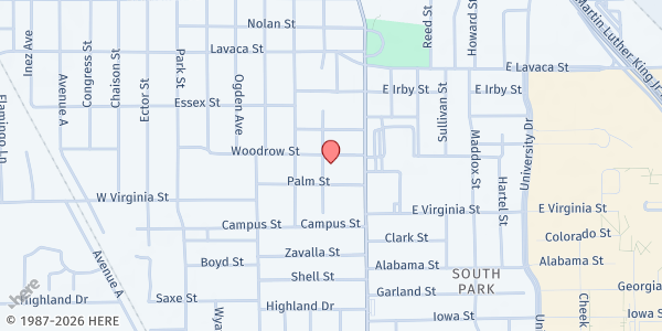 Map showing Impact Ministries at 4445 Pershing Dr., Beaumont, TX