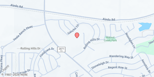 Map showing Manna Joseph Storehouse at 10180 Rolling Hills Dr, Benbrook, TX