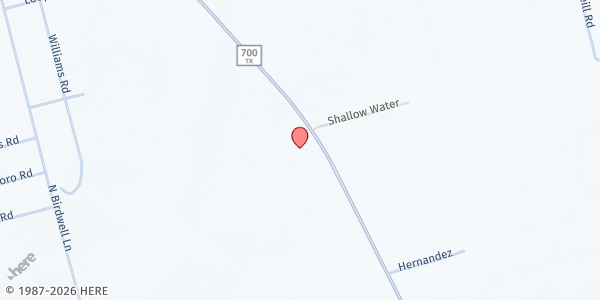 Map showing Spring Creek Fellowship at 1801 FM700, Big Spring, TX