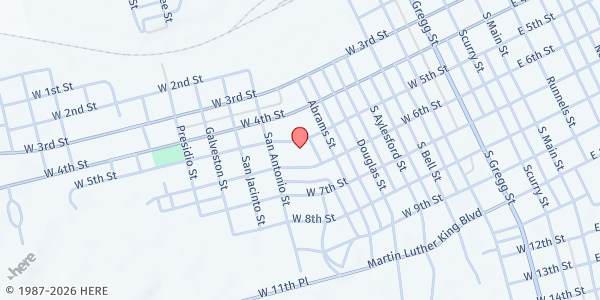 Map showing The Salvation Army - Big Spring at 811 W 5th St, Big Spring, TX
