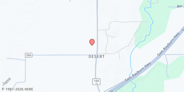 Map showing Four Corners Outreach Alliance Food Pantry at 15642 State Hwy. 160, Blue Ridge, TX