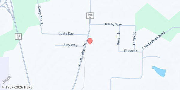 Map showing Fannin County Community Ministries at 1022 FM273, Bonham, TX