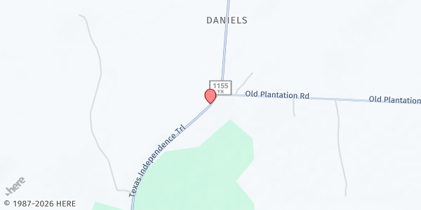 Map showing Bread Partners- Stegemoller Store at FM 1155, Brenham, TX