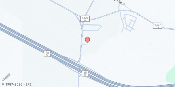 Map showing Creedmoor Community Center at 5008 Hartung Lane, Buda, TX