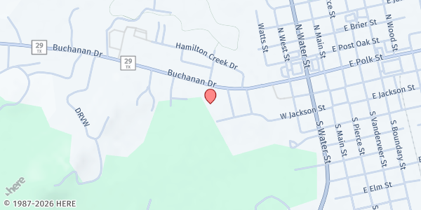 Map showing LACare - Burnet at 507 Buchanan Dr, Burnet, TX