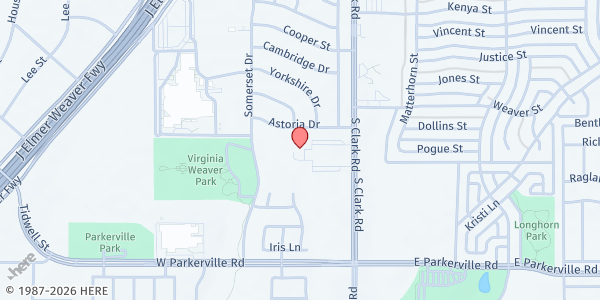 Map showing Feed My People Pantry at 535 S Clark Rd, Cedar Hill, TX